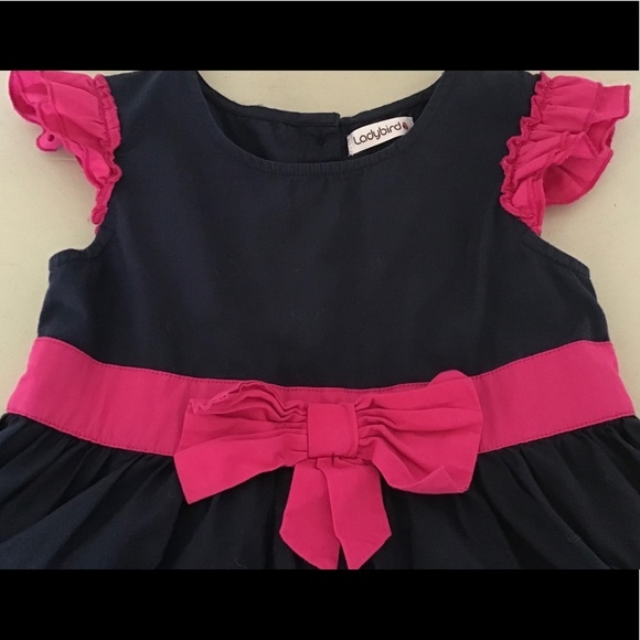 LadyBird Poofy Girl’s People Printed Dress SZ 6-7Y - Picture 6 of 8